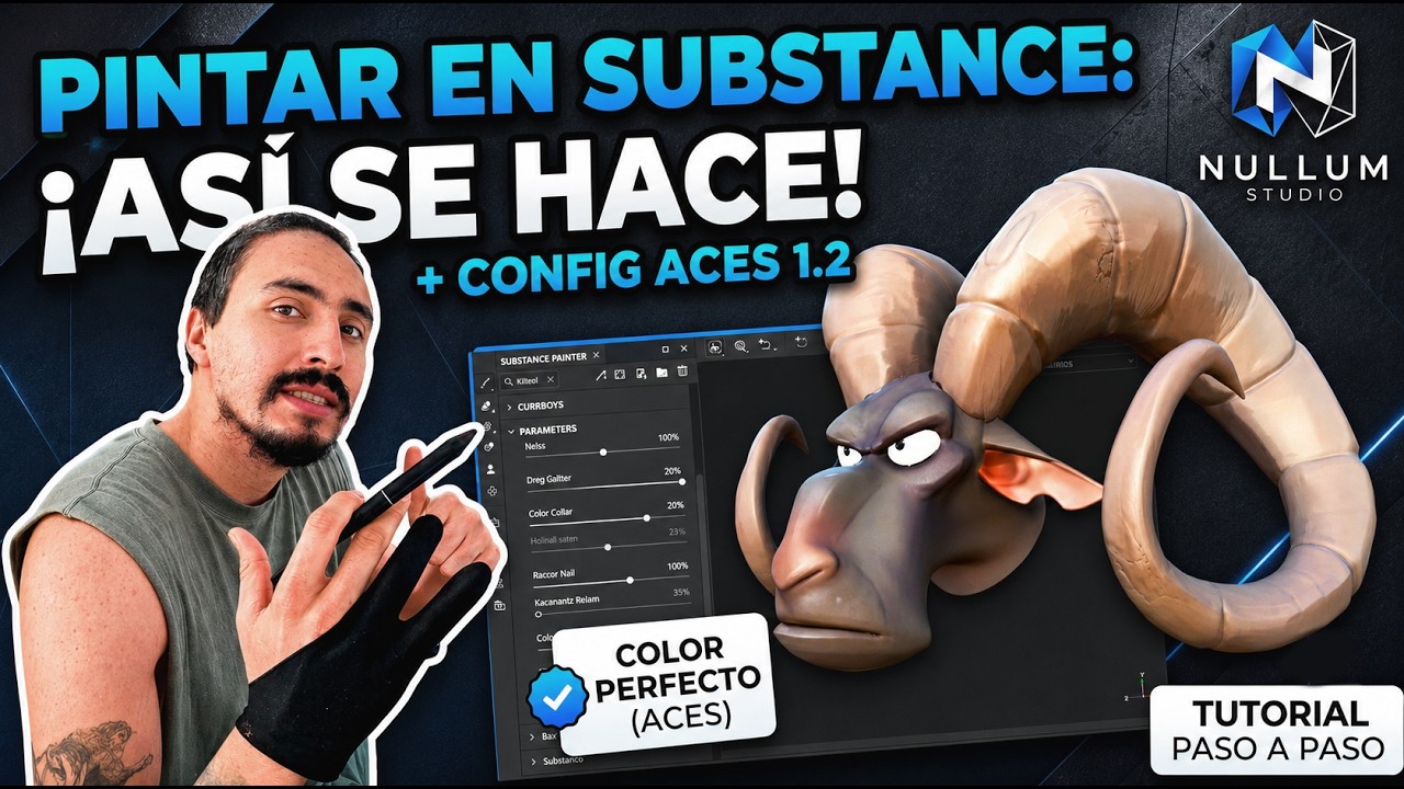 Pinta MEJOR en Substance Painter  | Sesión 02 - Configuración ACES 1.2