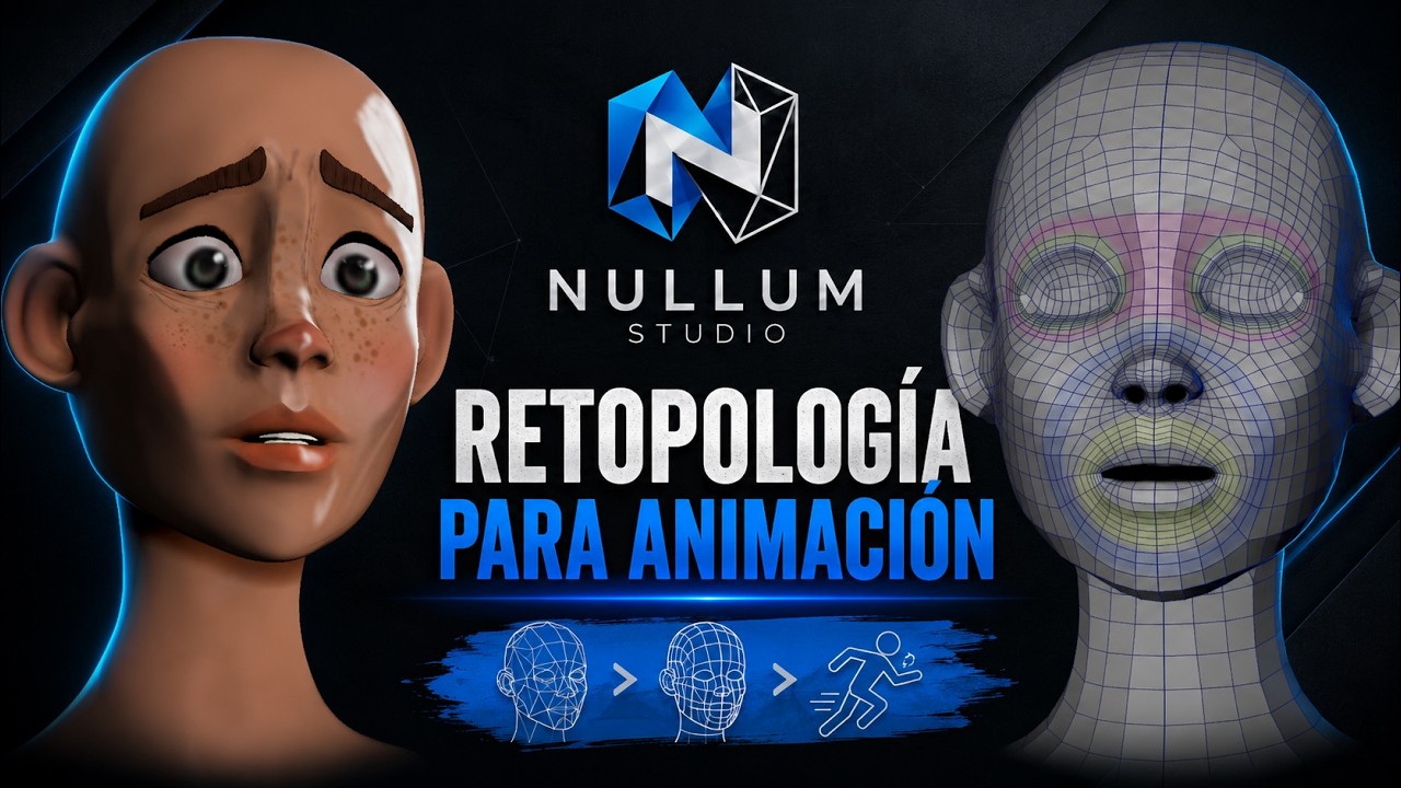La RETOPOLOGÍA deja de ser DIFÍCIL cuando entiendes ESTO 🔥 |  Sesión 08 - Loops T y Quad Draw Tool.